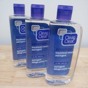 (SOLD) 3 x Clean & Clear Advantage Blackhead Clearing Astringent 235ml- EX 05/23